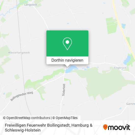 Freiwilligen Feuerwehr Bollingstedt Karte