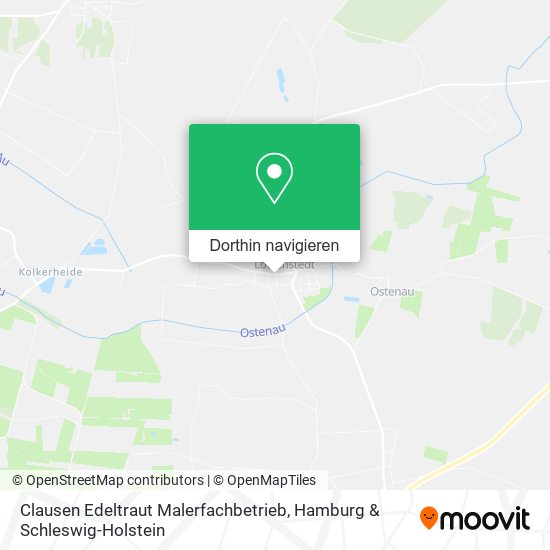 Clausen Edeltraut Malerfachbetrieb Karte