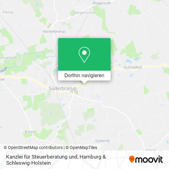 Kanzlei für Steuerberatung und Karte