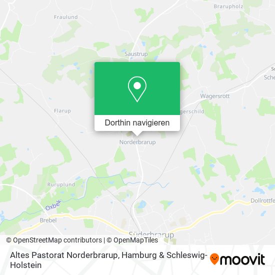 Altes Pastorat Norderbrarup Karte