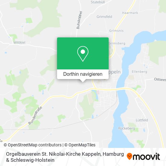 Orgelbauverein St. Nikolai-Kirche Kappeln Karte