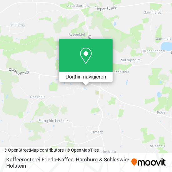 Kaffeerösterei Frieda-Kaffee Karte