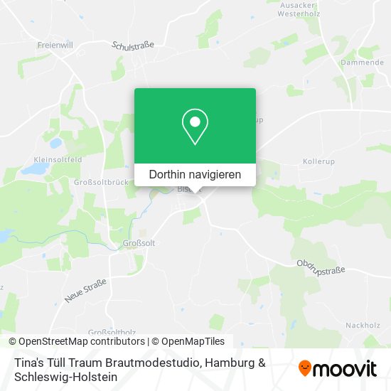 Tina's Tüll Traum Brautmodestudio Karte