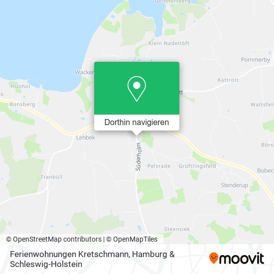 Ferienwohnungen Kretschmann Karte