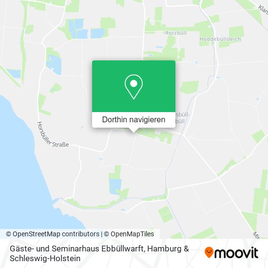 Gäste- und Seminarhaus Ebbüllwarft Karte