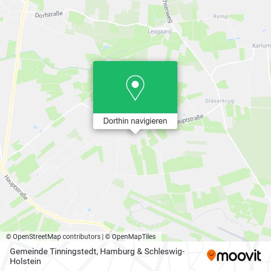 Gemeinde Tinningstedt Karte