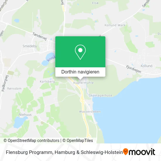 Flensburg Programm Karte