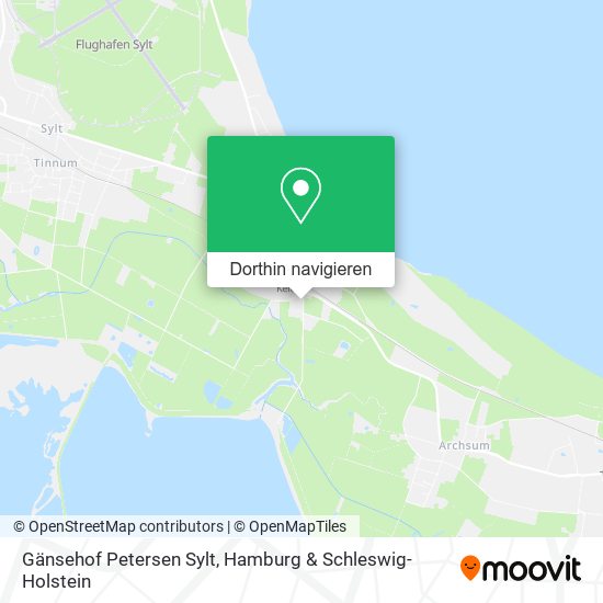 Gänsehof Petersen Sylt Karte