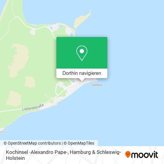 Kochinsel -Alexandro Pape- Karte
