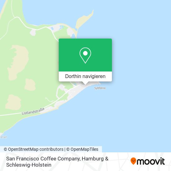 San Francisco Coffee Company Karte