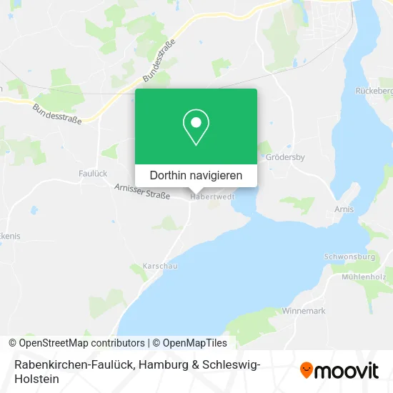 Rabenkirchen-Faulück Karte