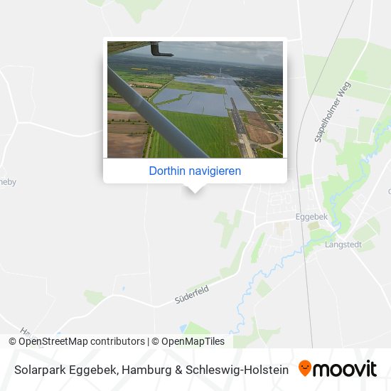 Solarpark Eggebek Karte