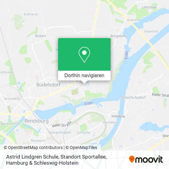 Astrid Lindgren Schule, Standort Sportallee Karte