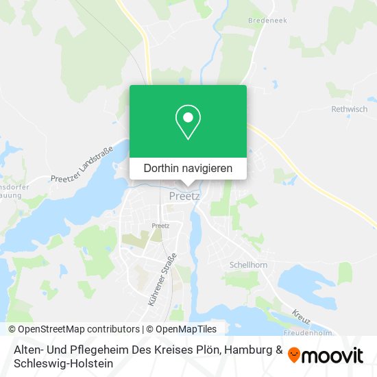 Alten- Und Pflegeheim Des Kreises Plön Karte