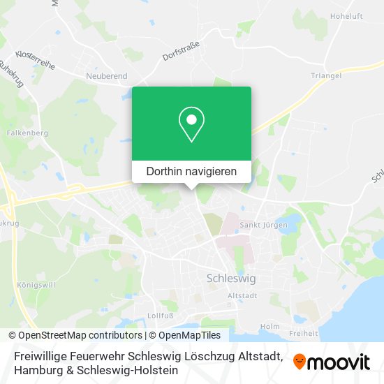 Freiwillige Feuerwehr Schleswig Löschzug Altstadt Karte
