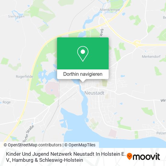 Kinder Und Jugend Netzwerk Neustadt In Holstein E. V. Karte