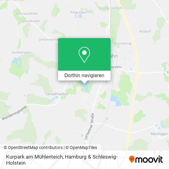 Kurpark am Mühlenteich Karte