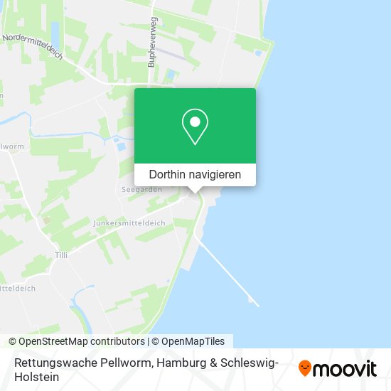 Rettungswache Pellworm Karte