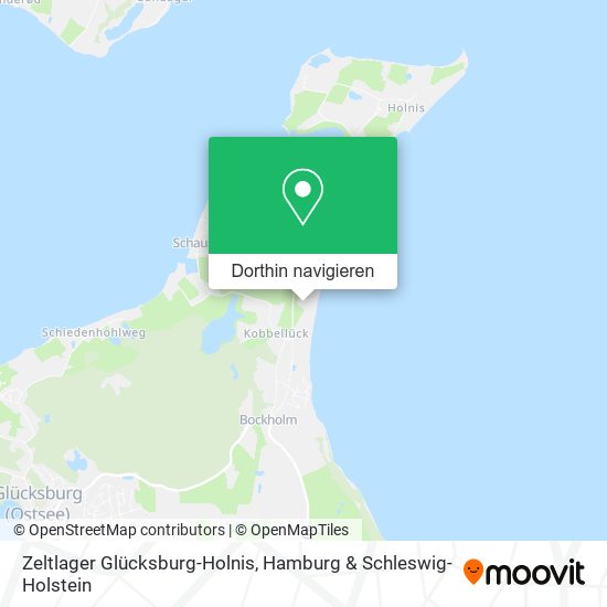 Zeltlager Glücksburg-Holnis Karte
