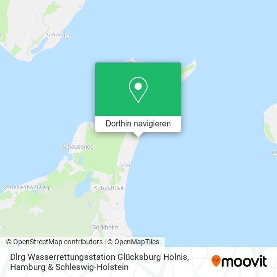 Dlrg Wasserrettungsstation Glücksburg Holnis Karte