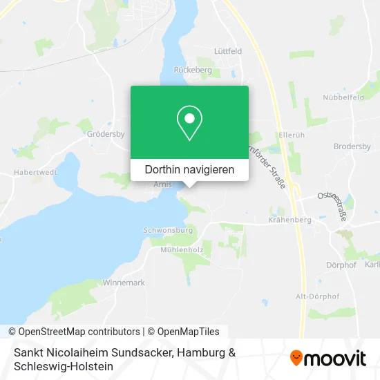 Sankt Nicolaiheim Sundsacker Karte