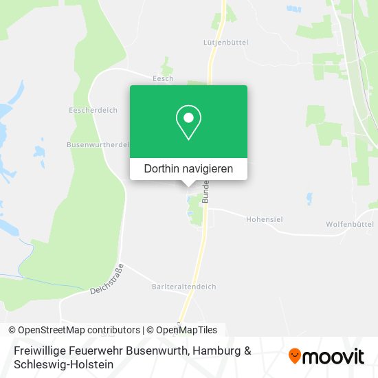 Freiwillige Feuerwehr Busenwurth Karte