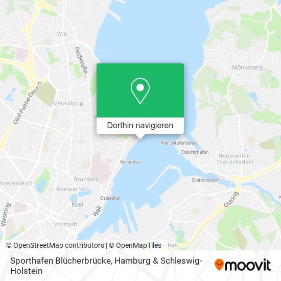 Sporthafen Blücherbrücke Karte