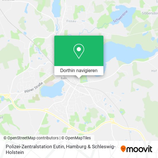 Polizei-Zentralstation Eutin Karte