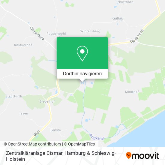 Zentralkläranlage Cismar Karte