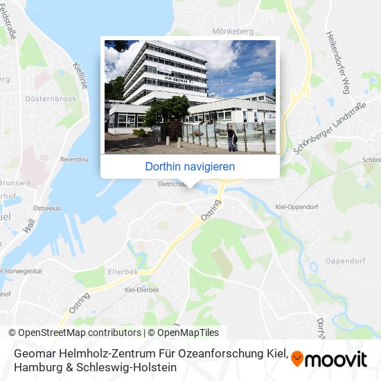 Geomar Helmholz-Zentrum Für Ozeanforschung Kiel Karte