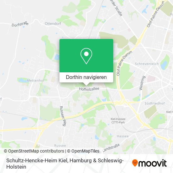 Schultz-Hencke-Heim Kiel Karte