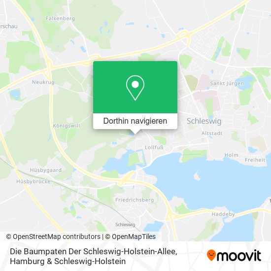 Die Baumpaten Der Schleswig-Holstein-Allee Karte