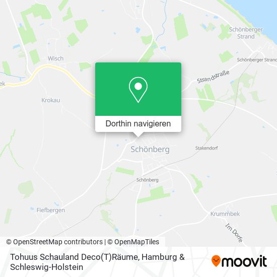 Tohuus Schauland Deco(T)Räume Karte
