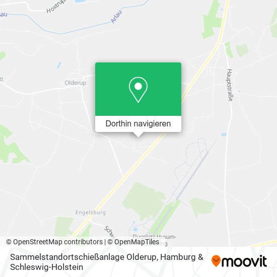 Sammelstandortschießanlage Olderup Karte