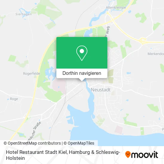 Hotel Restaurant Stadt Kiel Karte