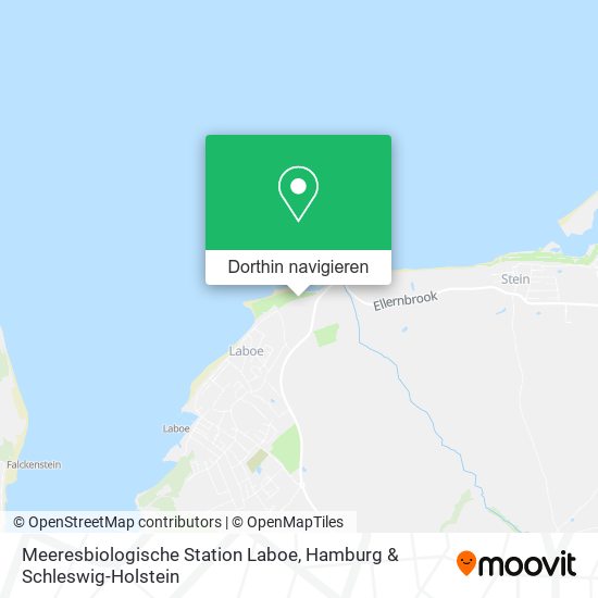 Meeresbiologische Station Laboe Karte
