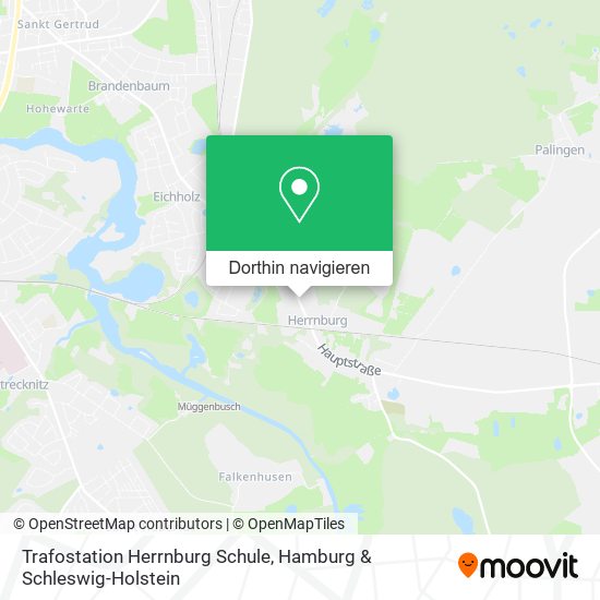 Trafostation Herrnburg Schule Karte