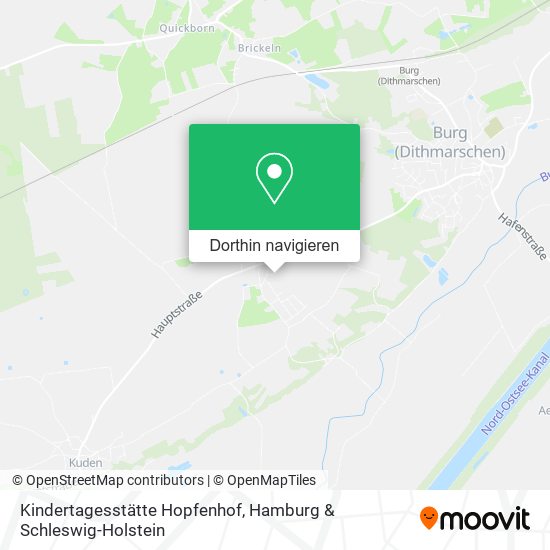 Kindertagesstätte Hopfenhof Karte