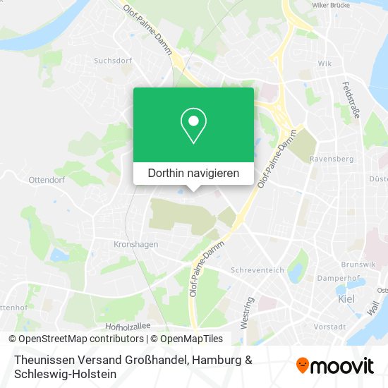 Theunissen Versand Großhandel Karte