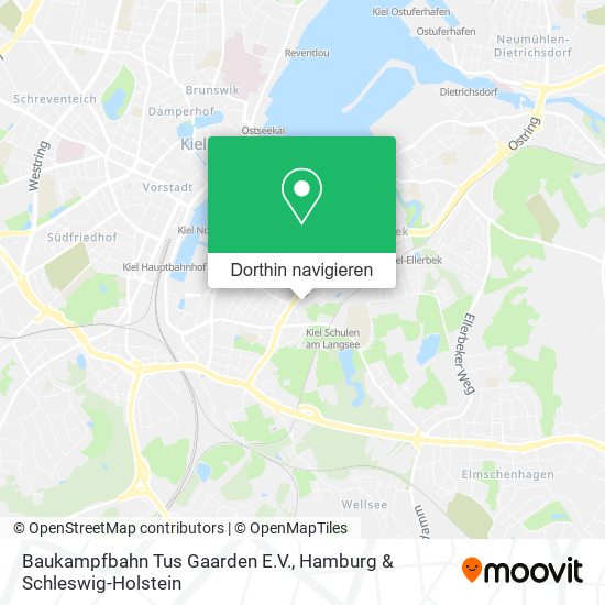 Baukampfbahn Tus Gaarden E.V. Karte