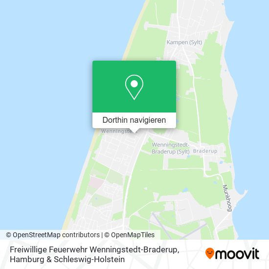 Freiwillige Feuerwehr Wenningstedt-Braderup Karte