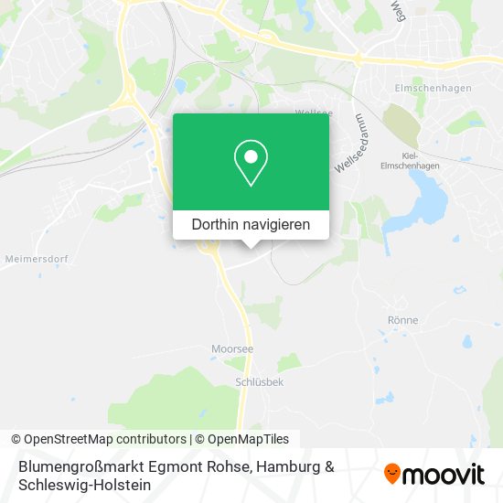 Blumengroßmarkt Egmont Rohse Karte