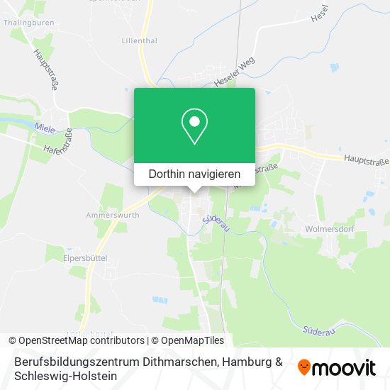 Berufsbildungszentrum Dithmarschen Karte