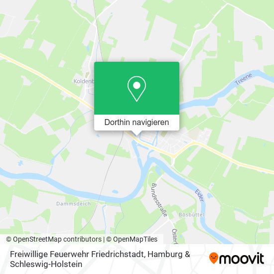 Freiwillige Feuerwehr Friedrichstadt Karte