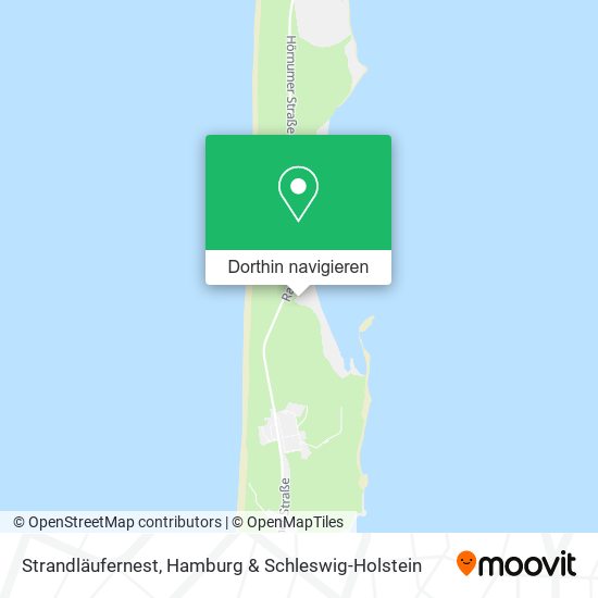 Strandläufernest Karte