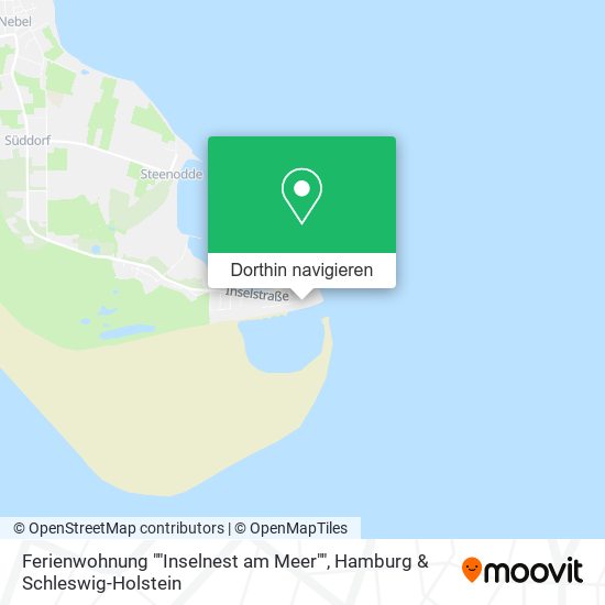 Ferienwohnung ""Inselnest am Meer"" Karte