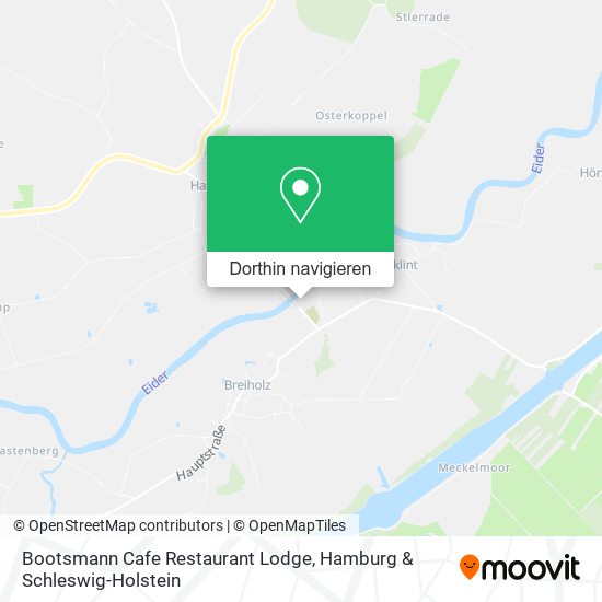 Bootsmann Cafe Restaurant Lodge Karte