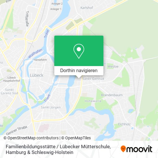 Familienbildungsstätte / Lübecker Mütterschule Karte