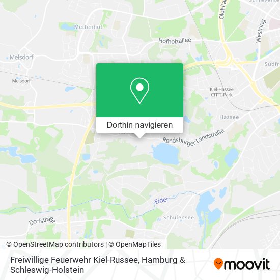 Freiwillige Feuerwehr Kiel-Russee Karte