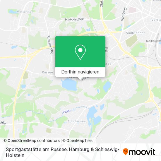 Sportgaststätte am Russee Karte